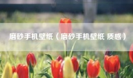 磨砂手机壁纸（磨砂手机壁纸 质感）