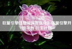 巨量引擎信息流深度优化？巨量引擎开放平台 衍生计划