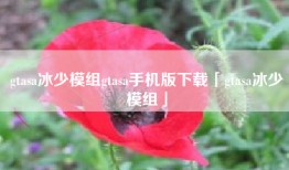 gtasa冰少模组gtasa手机版下载「gtasa冰少模组」
