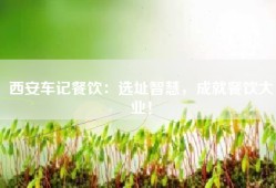 西安车记餐饮：选址智慧，成就餐饮大业！