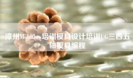 漳州Moldflow培训模具设计培训UG三四五轴模具编程