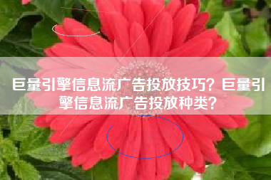 巨量引擎信息流广告投放技巧？巨量引擎信息流广告投放种类？