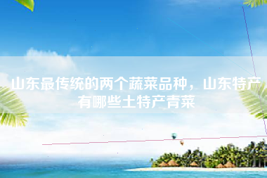 山东最传统的两个蔬菜品种，山东特产有哪些土特产青菜