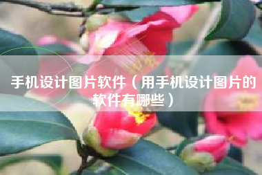 手机设计图片软件（用手机设计图片的软件有哪些）