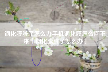钢化膜脏了怎么办手机钢化膜怎么撕下来「钢化膜脏了怎么办」