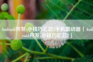 Android开发-小技巧汇总2手机震动器「Android开发-小技巧汇总2」